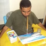 Pintando sem cavalete